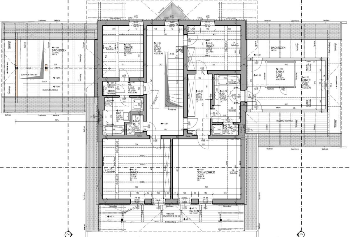 Plan 1. Obergeschoss