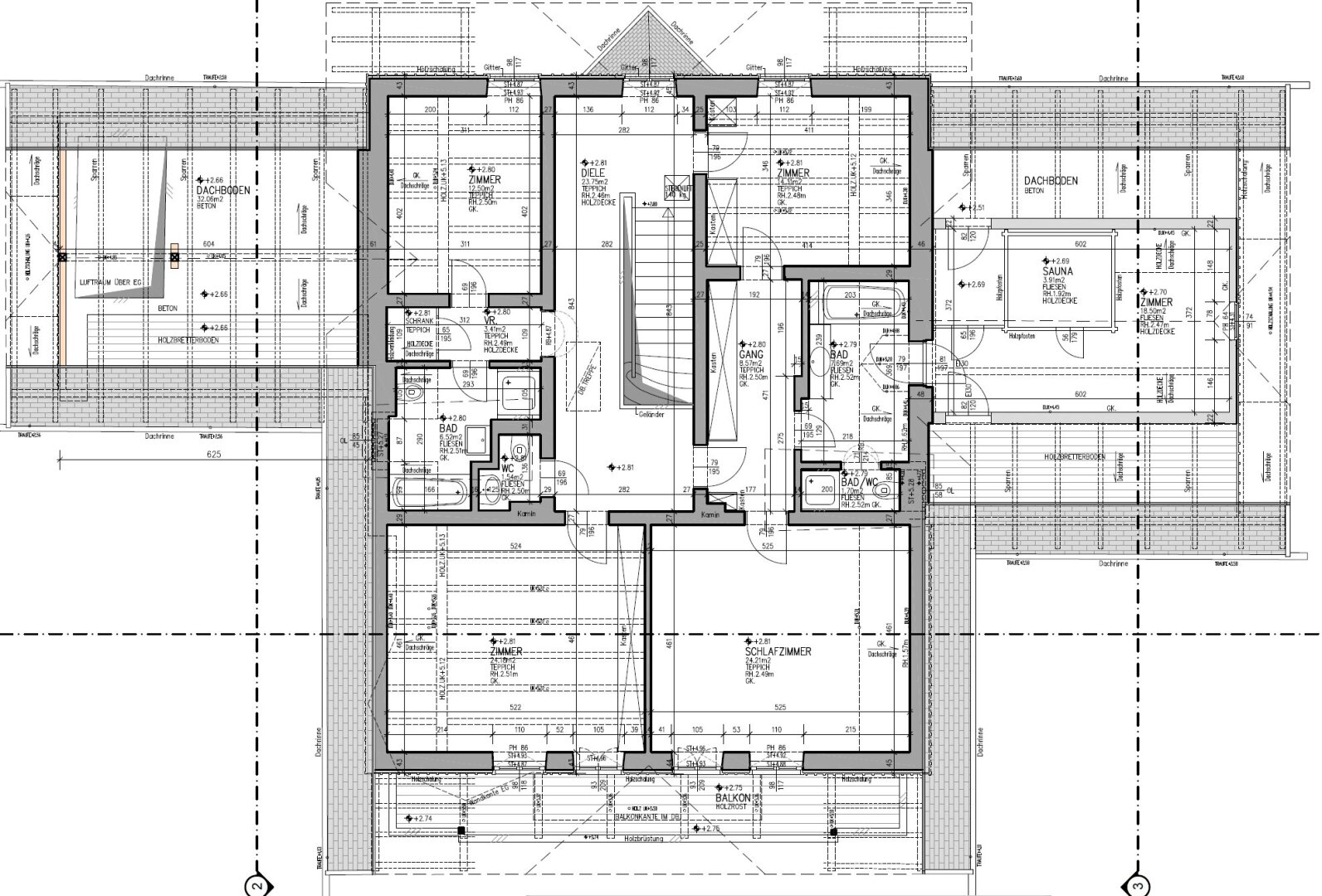 Plan 1. Obergeschoss