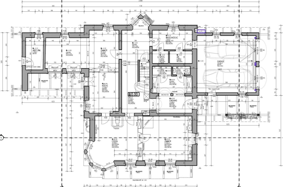 Plan Erdgeschoss