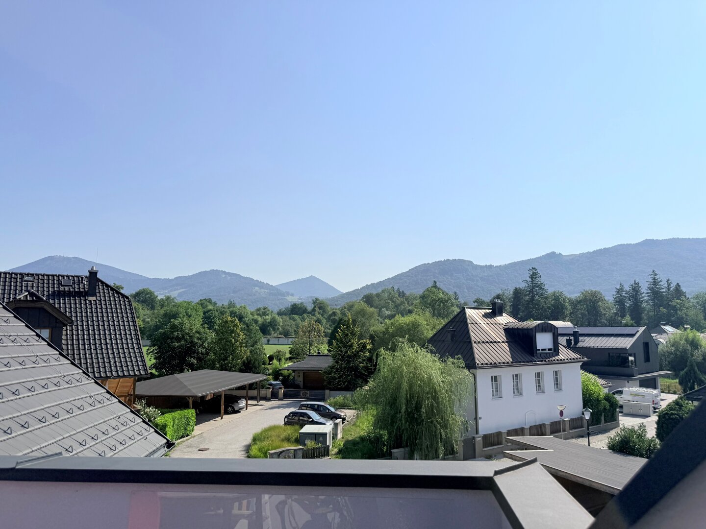 Ausblick von der Dachterrasse