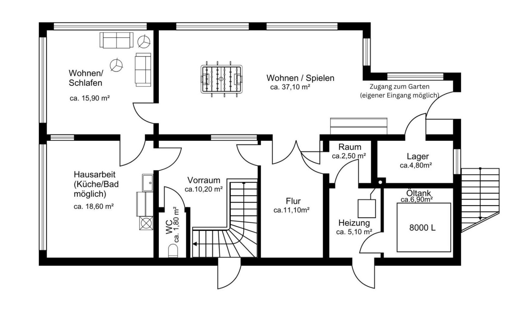 Grundriss UG